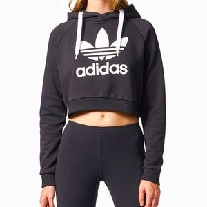 Adidas Cropped Hoodie